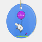 Niedlicher Cartoon Spaß Keramik Ornament (Links)