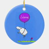 Niedlicher Cartoon Spaß Keramik Ornament (Hinten)