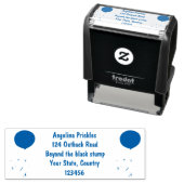 Niedlicher Cartoon Spaß Permastempel (Beispiel)