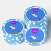 Niedlicher Cartoon Spaß Pokerchips (Stapel)