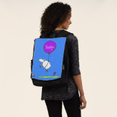 Niedlicher Cartoon Spaß Rucksack (Ausgewaschen)
