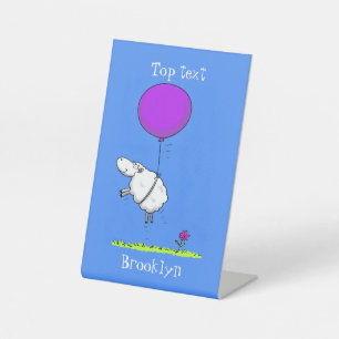 Niedlicher Cartoon Spaß Sockelschild