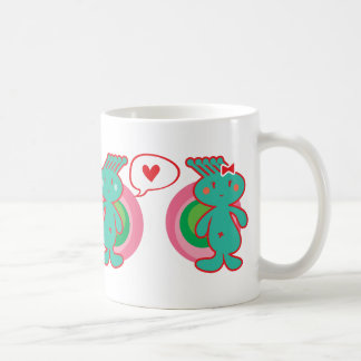 Niedlicher Cartoon-Spaß süßes lustiges Funky Kaffeetasse