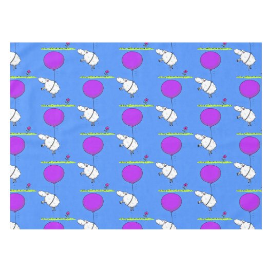 Niedlicher Cartoon Spaß Tischdecke (Vorderseite (Horizontal))