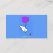Niedlicher Cartoon Spaß Visitenkarte (Rückseite)