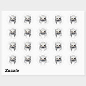 Niedlicher Cartoon Spider Sticker - A Friendly Ara (Blatt)