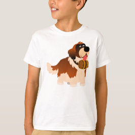 Niedlicher Cartoon St. Bernard Children T - Shirt
