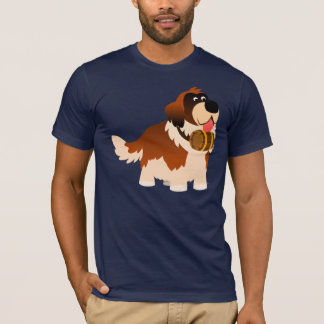 Niedlicher Cartoon St. Bernard T - Shirt
