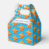 Niedlicher Cartoon Starfish Blue Ocean Classic Geschenkschachtel (Rückseite)