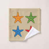 Niedlicher Cartoon Starfish Set (Waschlappen)