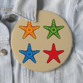 Niedlicher Cartoon Starfish Set Button (Beispiel)