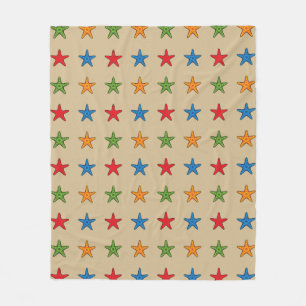 Niedlicher Cartoon Starfish Set Fleecedecke