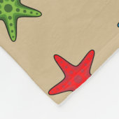 Niedlicher Cartoon Starfish Set Fleecedecke (Ecke)