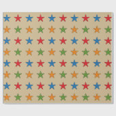 Niedlicher Cartoon Starfish Set Geschenkpapier (Flach)