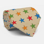 Niedlicher Cartoon Starfish Set Krawatte (Gerollt)