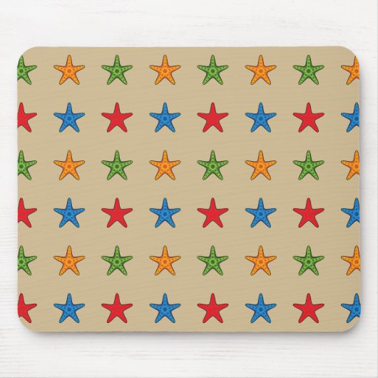 Niedlicher Cartoon Starfish Set Mousepad (Vorne)