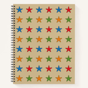 Niedlicher Cartoon Starfish Set Notizblock