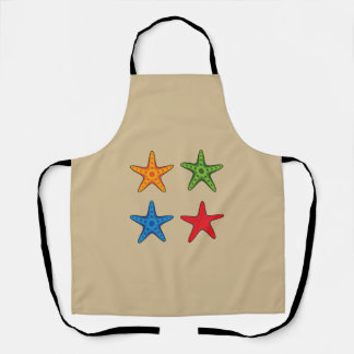 Niedlicher Cartoon Starfish Set Schürze