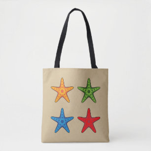 Niedlicher Cartoon Starfish Set Tasche