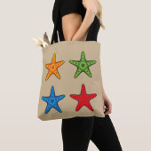 Niedlicher Cartoon Starfish Set Tasche (Von Nahem)