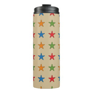 Niedlicher Cartoon Starfish Set Thermosbecher
