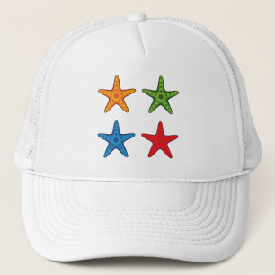 Niedlicher Cartoon Starfish Set Truckerkappe