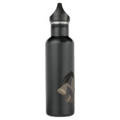 Niedlicher Cartoon Steche Tanzen Wildebeest Edelstahlflasche (Links)