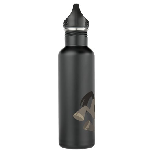 Niedlicher Cartoon Steche Tanzen Wildebeest Edelstahlflasche (Links)