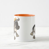 Niedlicher Cartoon Steche Tanzen Wildebeest Tasse (Zentrum)
