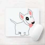 Niedlicher Cartoon-Stier-Terrier Mousepad (Mit Mouse)