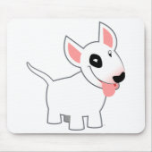 Niedlicher Cartoon-Stier-Terrier Mousepad (Vorne)