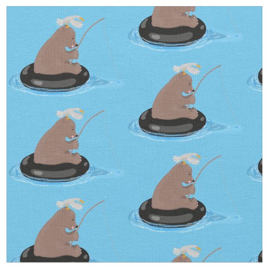 Niedlicher Cartoon Stoff (Nahaufnahme)