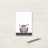 NIEDLICHER CARTOON STYLE FENNEC FOX POST-IT NOTEPA KLEBEZETTEL (Auf Schreibtisch)