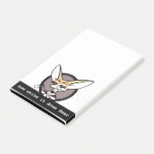 NIEDLICHER CARTOON STYLE FENNEC FOX POST-IT NOTEPA KLEBEZETTEL (angewinkelt)