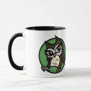 NIEDLICHER CARTOON STYLE OWL RINGER TASSE