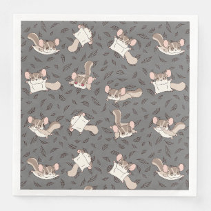 Niedlicher Cartoon Sugar Glider Serviette