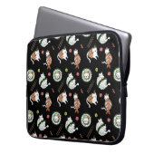 Niedlicher Cartoon Sushi Roll Cats Muster Laptopschutzhülle (Vorderseite Links)