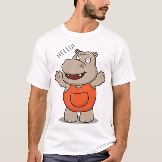Niedlicher Cartoon T-Shirt (Vorderseite)
