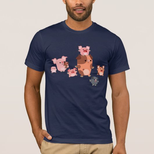 Niedlicher Cartoon T - Shirt (Vorderseite)