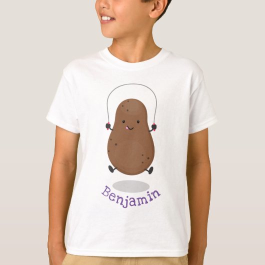 Niedlicher Cartoon T-Shirt (Vorderseite)