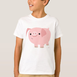 Niedlicher Cartoon T - Shirt Schweinekinder