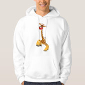 Niedlicher Cartoon Tanzen Giraffe Hoodie (Vorderseite)