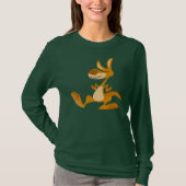 Niedlicher Cartoon Tanzen Kangaroo T - Shirt (Vorderseite)