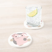 Niedlicher Cartoon Tanzen Untersetzer (Seite)