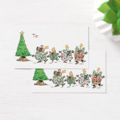 Niedlicher Cartoon Tanzen Weihnachtsgeschenke und (Schreibtisch)