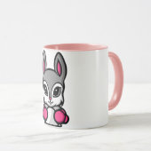 Niedlicher Cartoon Tasse (VorderseiteRechts)