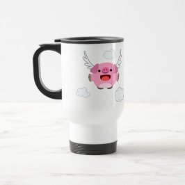 Niedlicher Cartoon Tasse des Pig-Computers