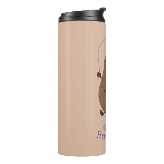 Niedlicher Cartoon Thermosbecher (Nach links gedreht)