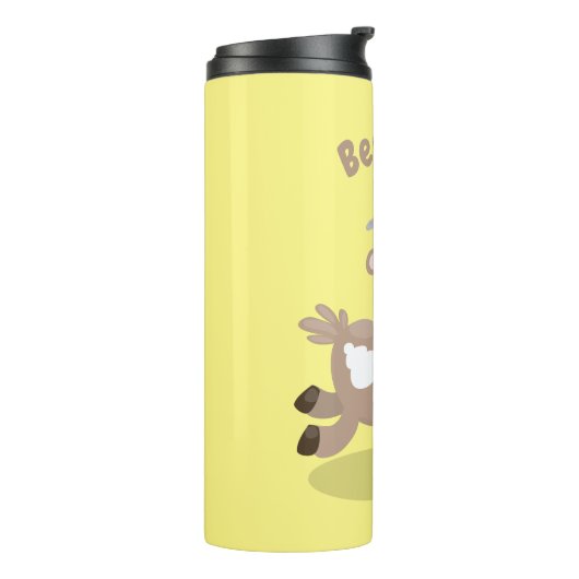 Niedlicher Cartoon Thermosbecher (Nach links gedreht)