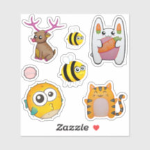 Niedlicher Cartoon Tierbuddies